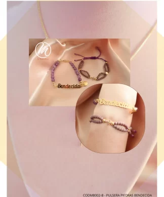 Pulseras Piedras Bendecida